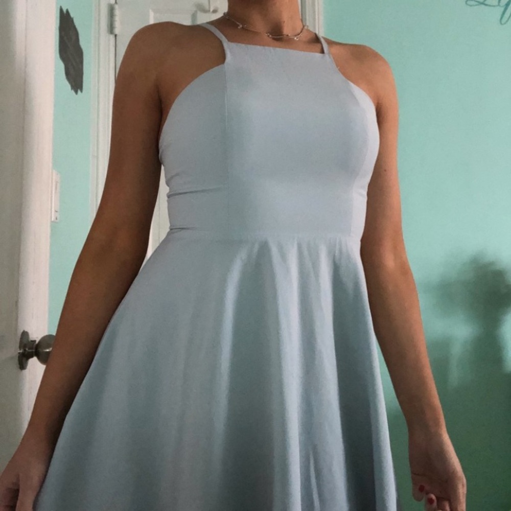 lulus light blue dress